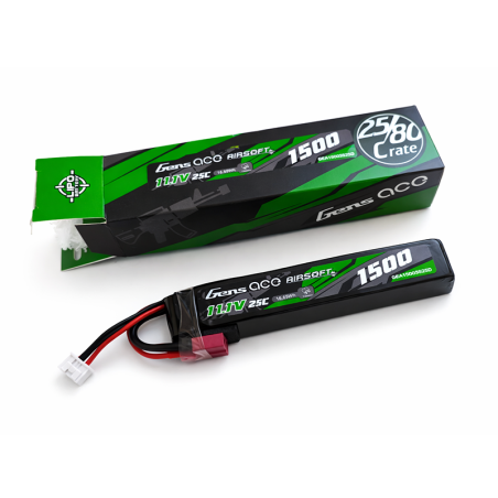 Li-po 11.1V 1500mah Gens Ace 25C