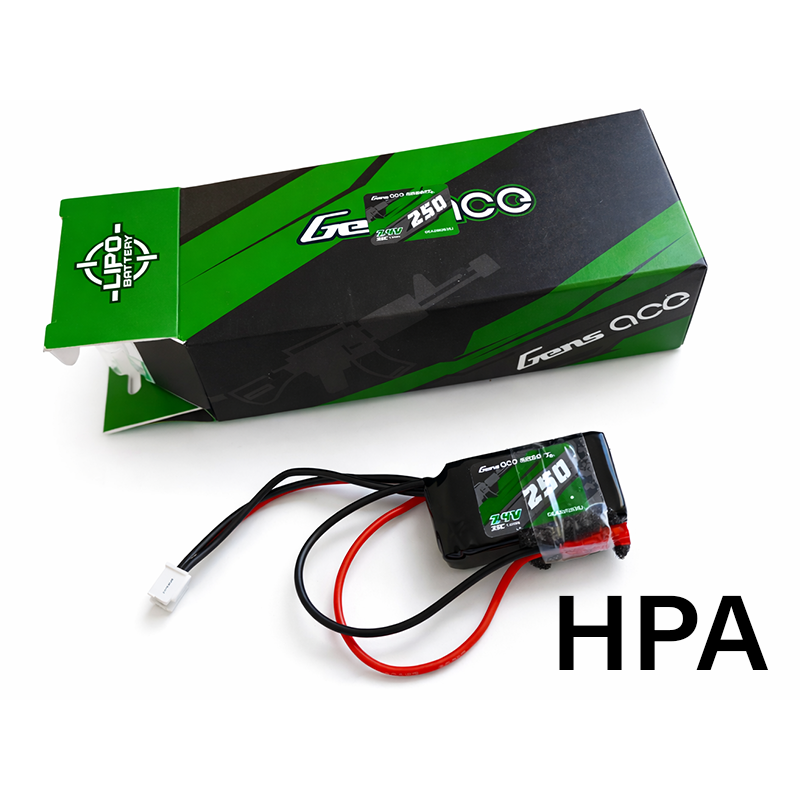 Li-po 7.4V 250mah Gens Ace 35c HPA