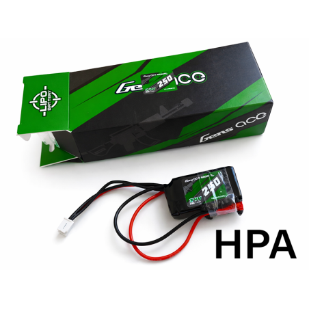 Li-po 7.4V 250mah Gens Ace 35c HPA