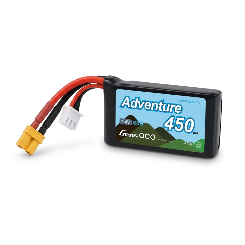 Li-po 7.4V 450mah 60C Gens Ace !XT30!