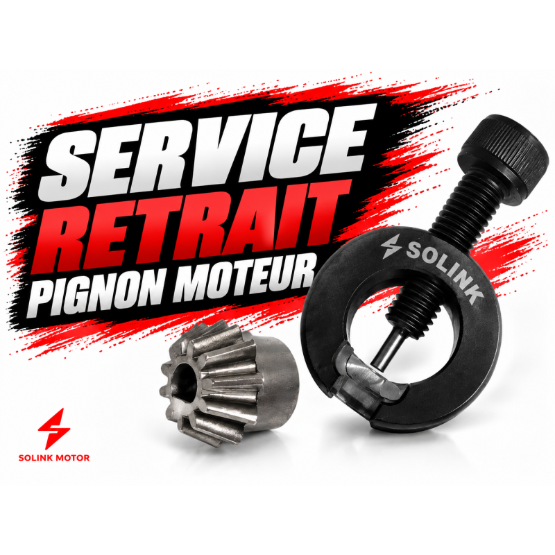 SERVICE RETRAIT/INSTALLATION PIGNON MOTEUR
