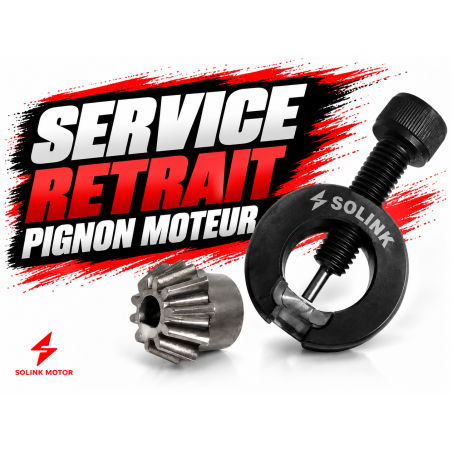 SERVICE RETRAIT/INSTALLATION PIGNON MOTEUR