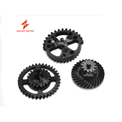 Gears 14.4:1 Hélicoidaux & ajourés