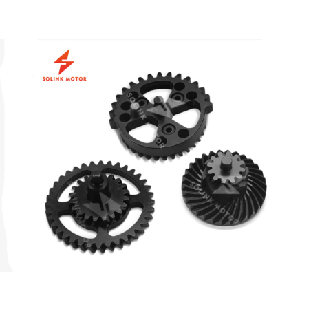 Gears 14.4:1 Hélicoidaux & ajourés