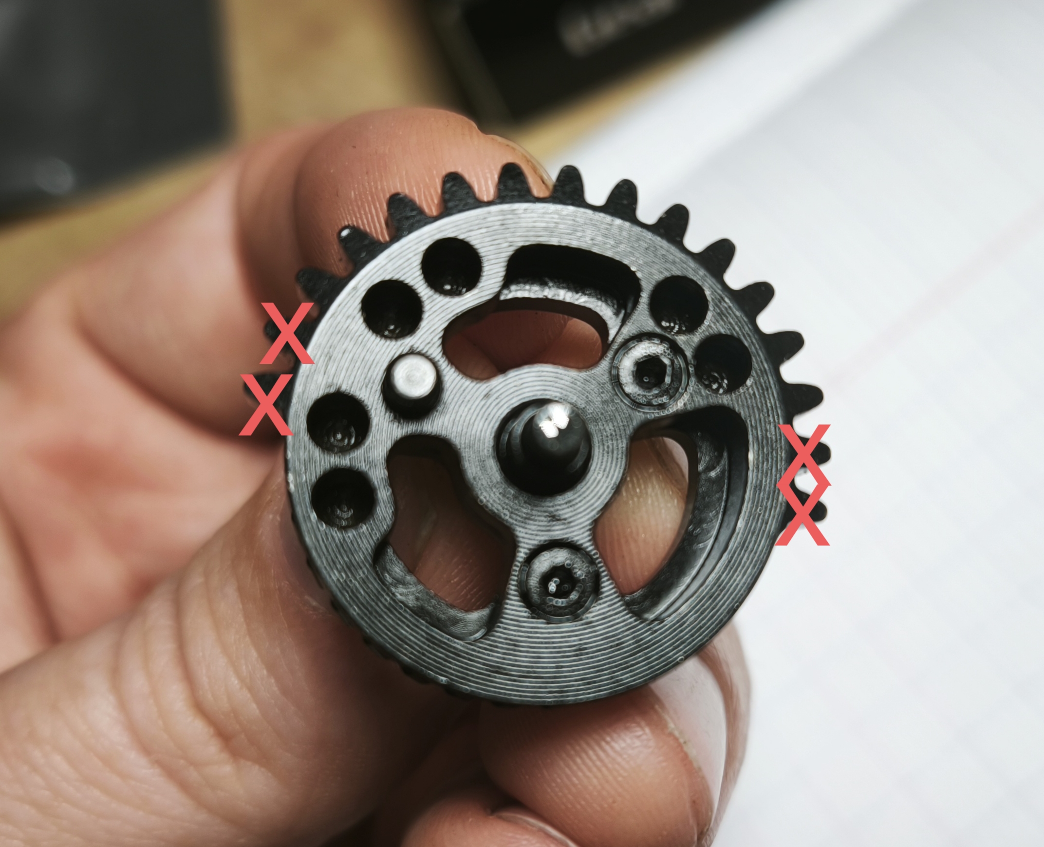 Short Stroke 2 dents Pick-Up et 2 dents Release sur engrenages SHS 16:1